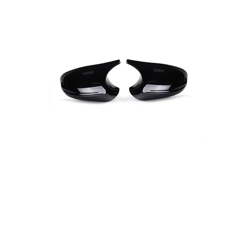 Rückspiegel Abdeckung Für 3er-Serie E90 E91 E92 E93 2008-2013 Auto Rückspiegelkappe Kohlefaser Spiegelkappe(ABS Black) von EVEKHAHHRB