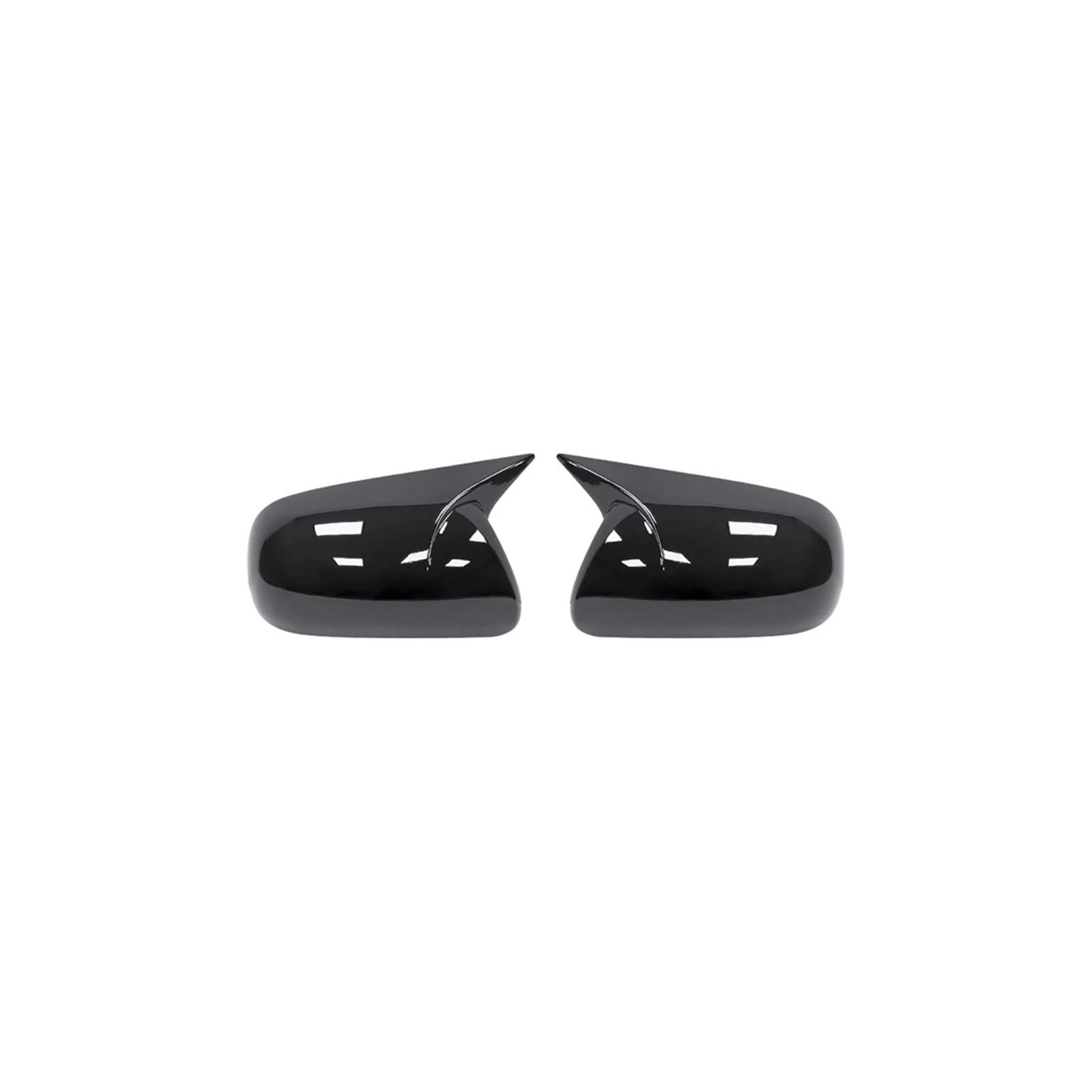 Rückspiegel Abdeckung Für Corolla 2007-2013 Für Vios Für Yaris P90 2008-2013 Auto-Rückspiegelabdeckungen Carbon Fiber Gloss Black Spiegelkappe(Gloss Black) von EVEKHAHHRB