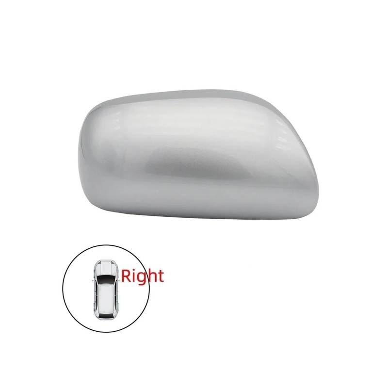 Rückspiegel Abdeckung Für Corolla Für ALTIS 2007 2008 2009 2010 2011 2012 2013 Auto Rückspiegel Shell Abdeckung Kappe Gehäuse Spiegelkappe(Silver RH) von EVEKHAHHRB