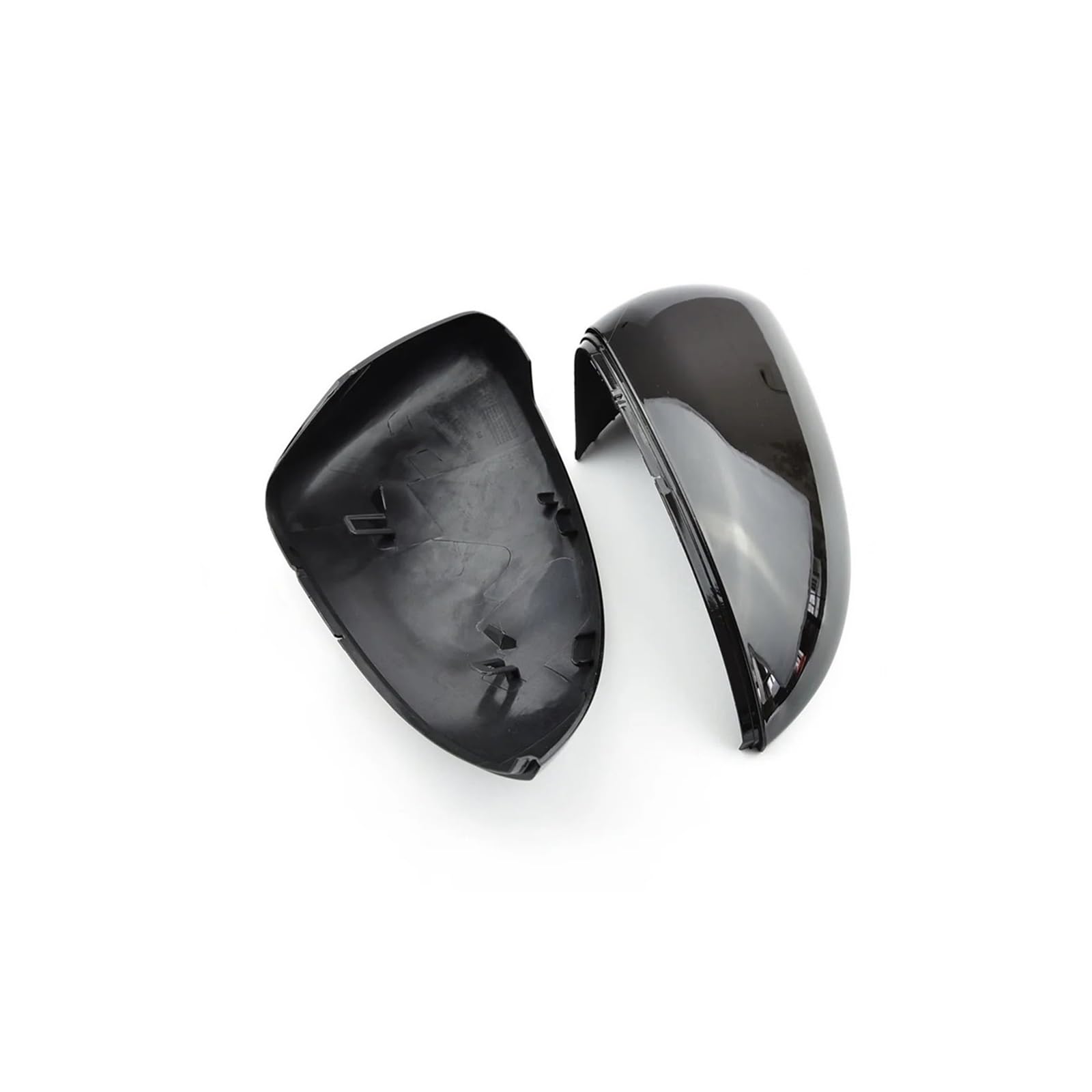 Rückspiegel Abdeckung Für Golf 7 MK7 MK7.5 Für GTI Für R Für GTE Rückspiegelabdeckung Seitenflügel Rückspiegelgehäuse Spiegelkappe(Bright Black) von EVEKHAHHRB