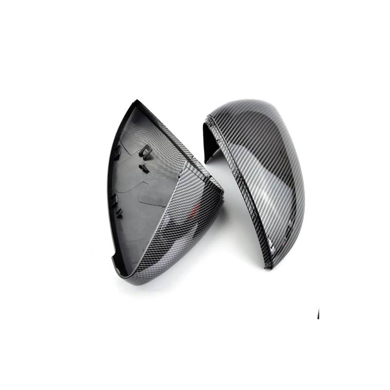 Rückspiegel Abdeckung Für Golf 7 MK7 MK7.5 Für GTI Für R Für GTE Rückspiegelabdeckung Seitenflügel Rückspiegelgehäuse Spiegelkappe(Carbon Look) von EVEKHAHHRB