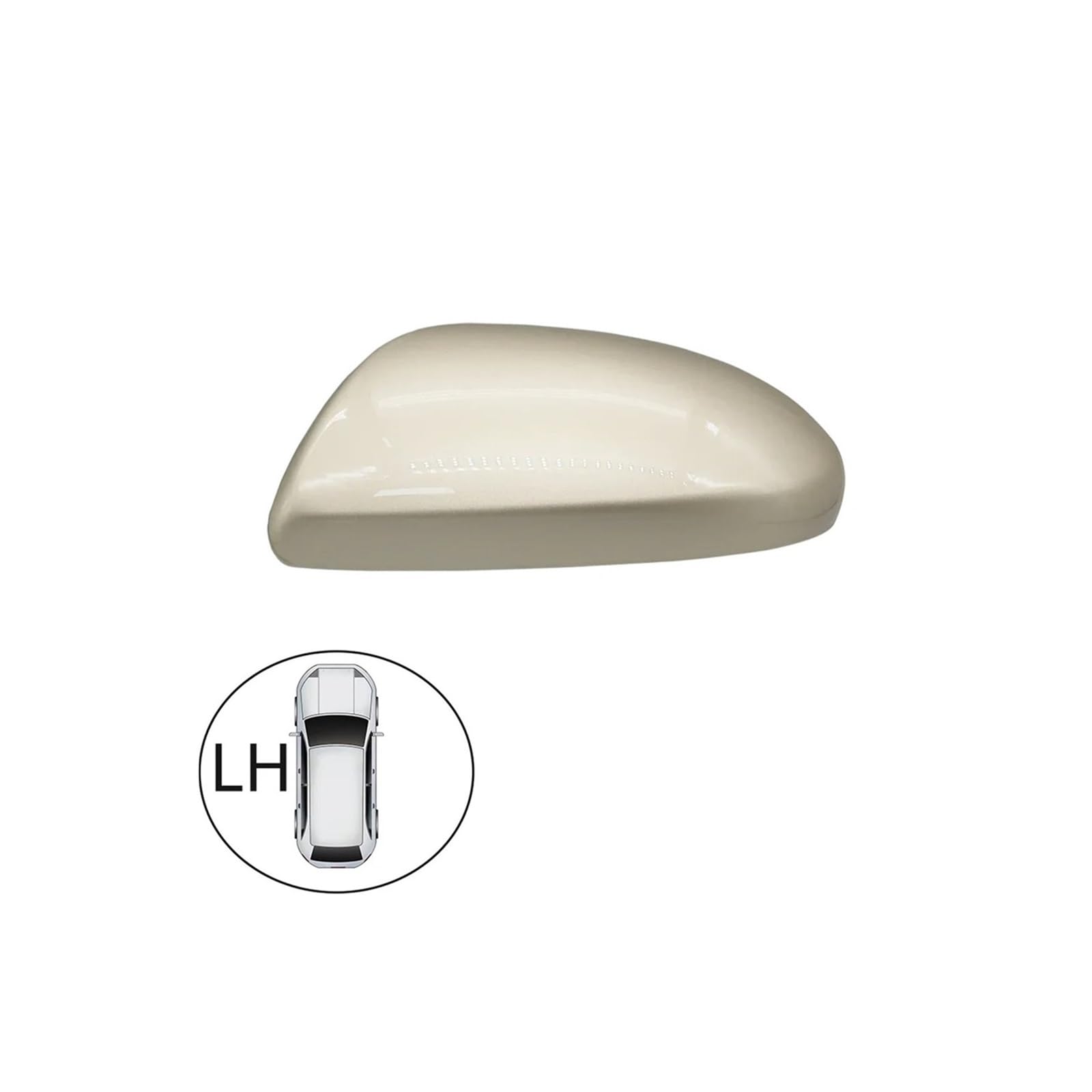 Rückspiegel Abdeckung Für Mazda 3 Für Axela BL 2009 2010 2011 2012 2013 Auto Rückspiegel Abdeckung Shell Gehäuse Spiegelkappe(Champagne LH) von EVEKHAHHRB