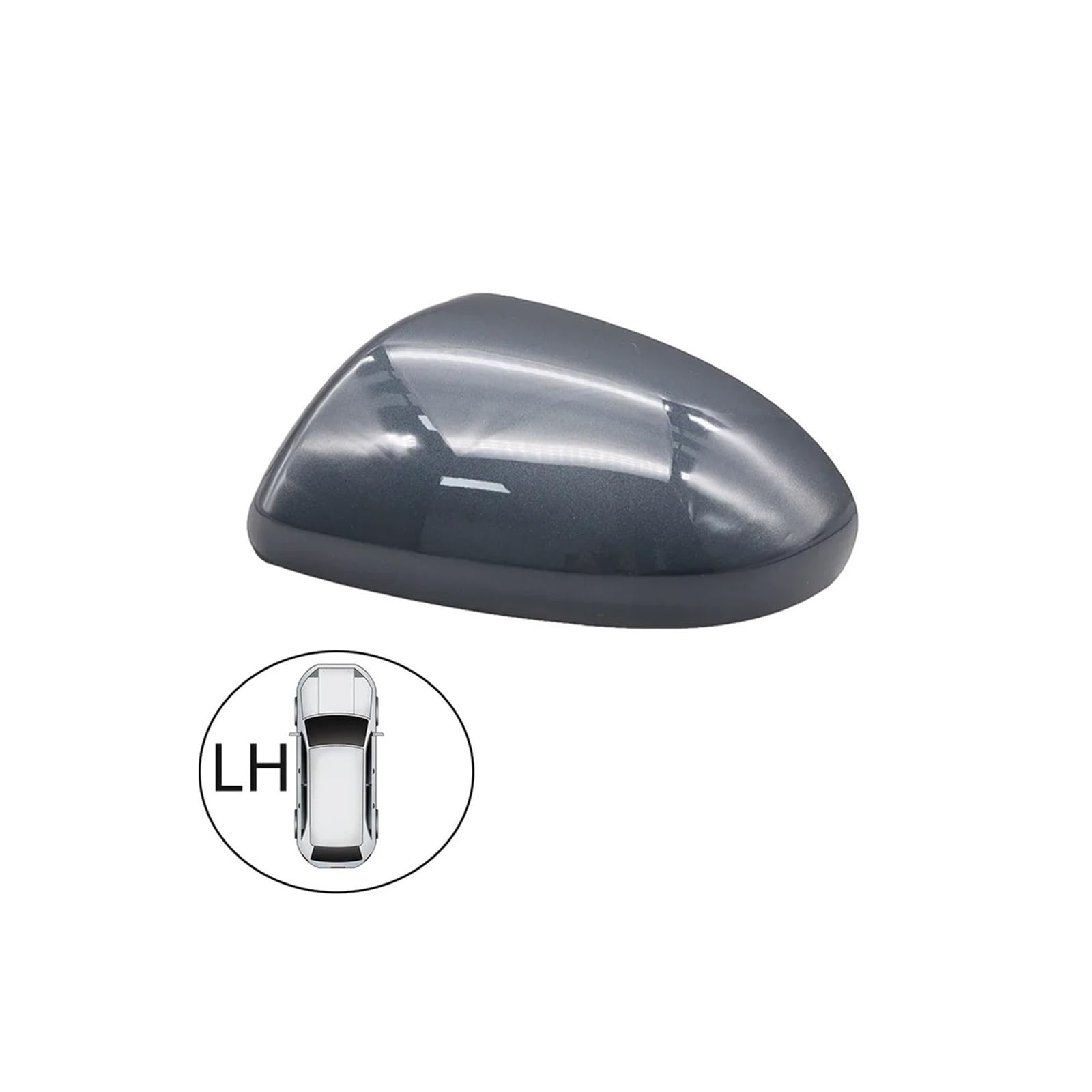 Rückspiegel Abdeckung Für Mazda 3 Für Axela BL 2009 2010 2011 2012 2013 Auto Rückspiegel Abdeckung Shell Gehäuse Spiegelkappe(Deep Grey LH) von EVEKHAHHRB