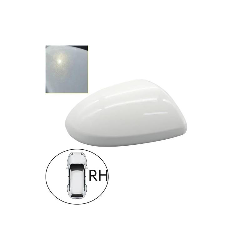 Rückspiegel Abdeckung Für Mazda 3 Für Axela BL 2009 2010 2011 2012 2013 Auto Rückspiegel Abdeckung Shell Gehäuse Spiegelkappe(Pearl White RH) von EVEKHAHHRB