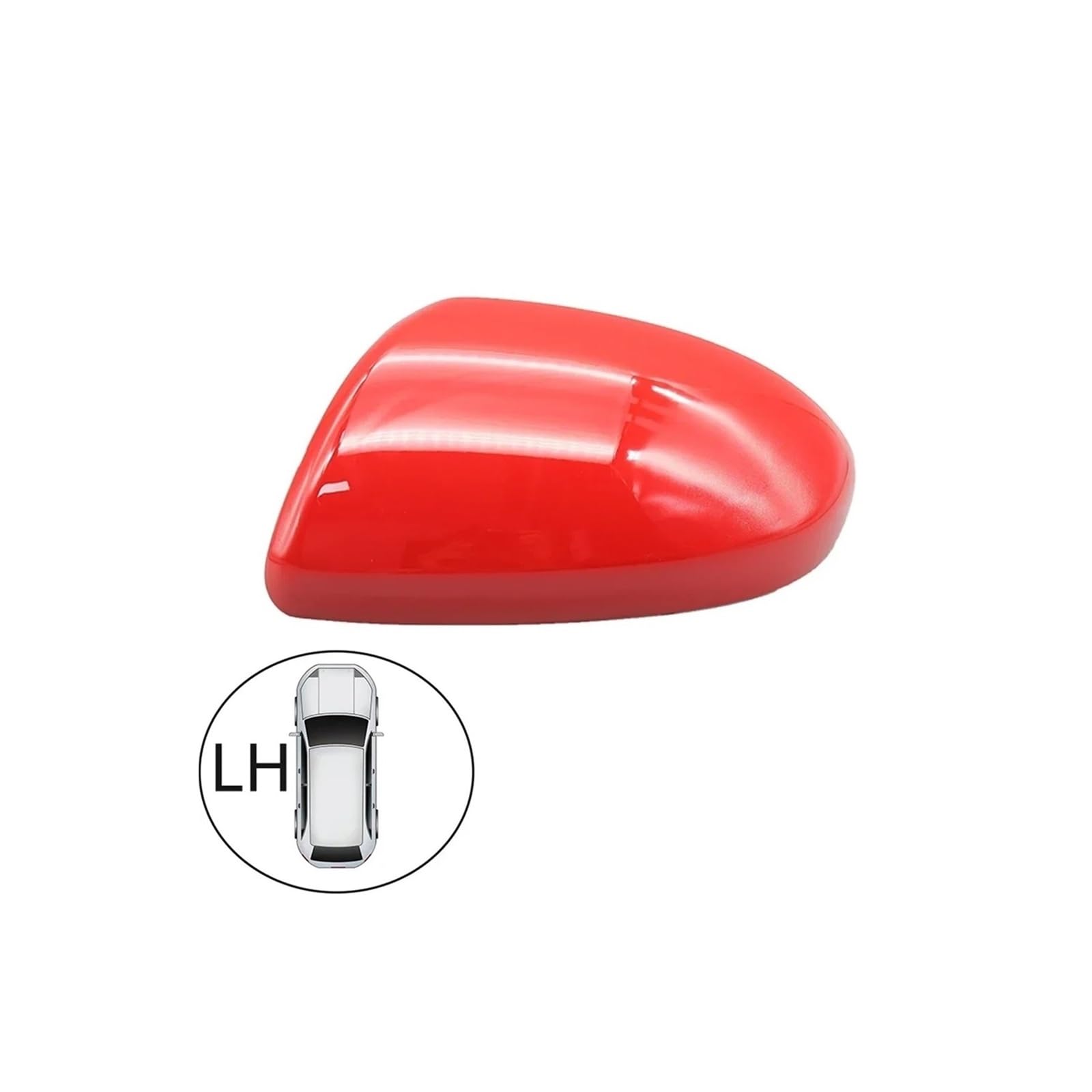 Rückspiegel Abdeckung Für Mazda 3 Für Axela BL 2009 2010 2011 2012 2013 Auto Rückspiegel Abdeckung Shell Gehäuse Spiegelkappe(Red LH) von EVEKHAHHRB