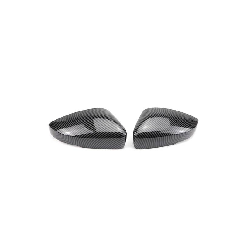 Rückspiegel Abdeckung Für Polo MK5 5 6R 6C 2009-2017 Auto Rückspiegel Seitenspiegel Abdeckkappen Spiegelkappe(Carbon Fiber Look) von EVEKHAHHRB