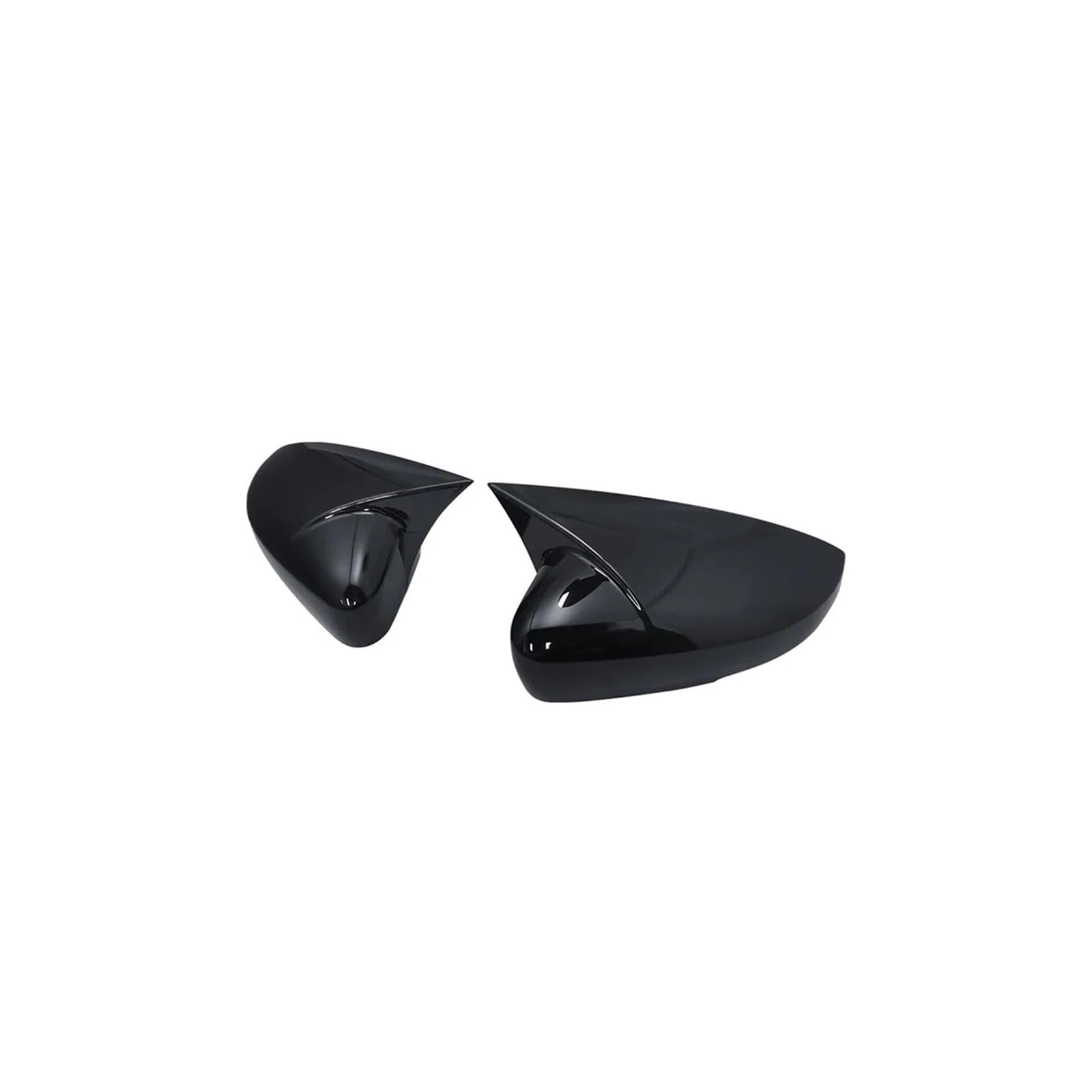 Rückspiegel Abdeckung Für Polo Mk5 6R 6C V 2009-2017 Auto Seitenflügel Rückansicht Rückspiegel Abdeckung Fall Glanz Schwarz Spiegelkappe(Bright Black) von EVEKHAHHRB