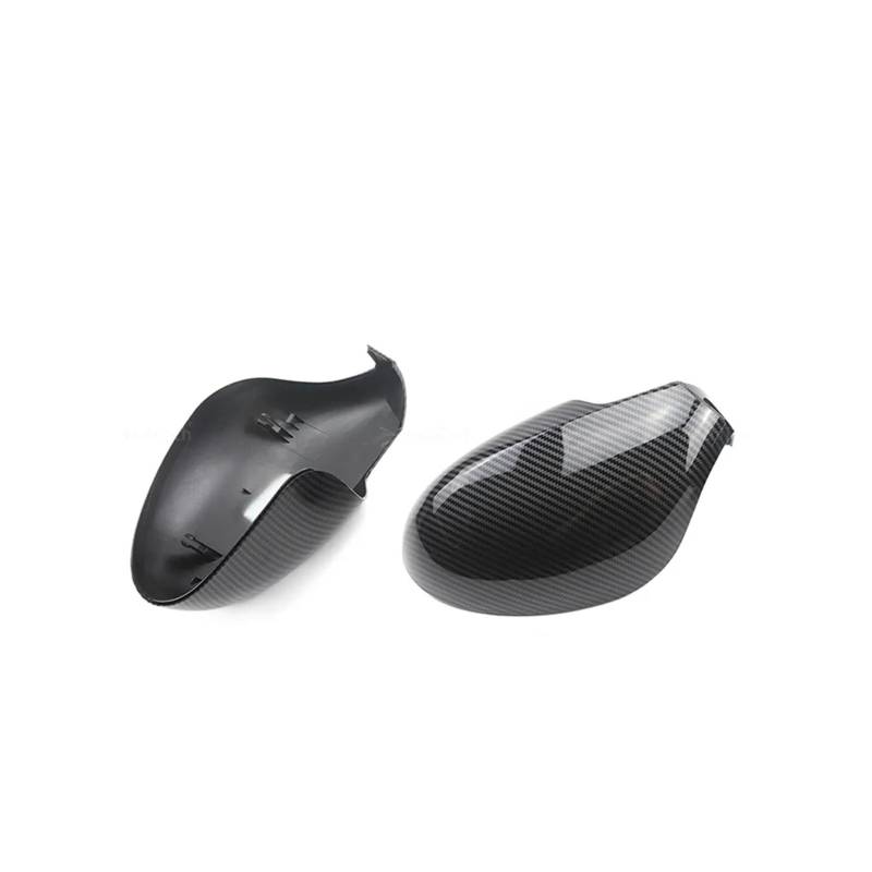 Rückspiegel Abdeckung Für Seat Für Ibiza MK3 6L 2002-2008 Auto Rückansicht Tür Flügel Seite Spiegel Abdeckung Kappen Carbon Faser Spiegelkappe(Carbon Fiber Look) von EVEKHAHHRB