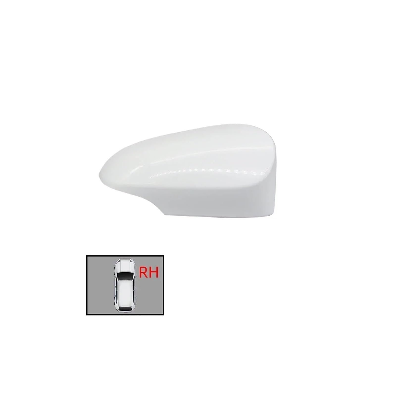 Rückspiegel Abdeckung Für Vios Für Yaris Sedan P90 2008-2013 Für Aurion Für Camry XV40 2006-2011 Auto Außenrückspiegelabdeckung Spiegelkappe(Unpainted RH) von EVEKHAHHRB