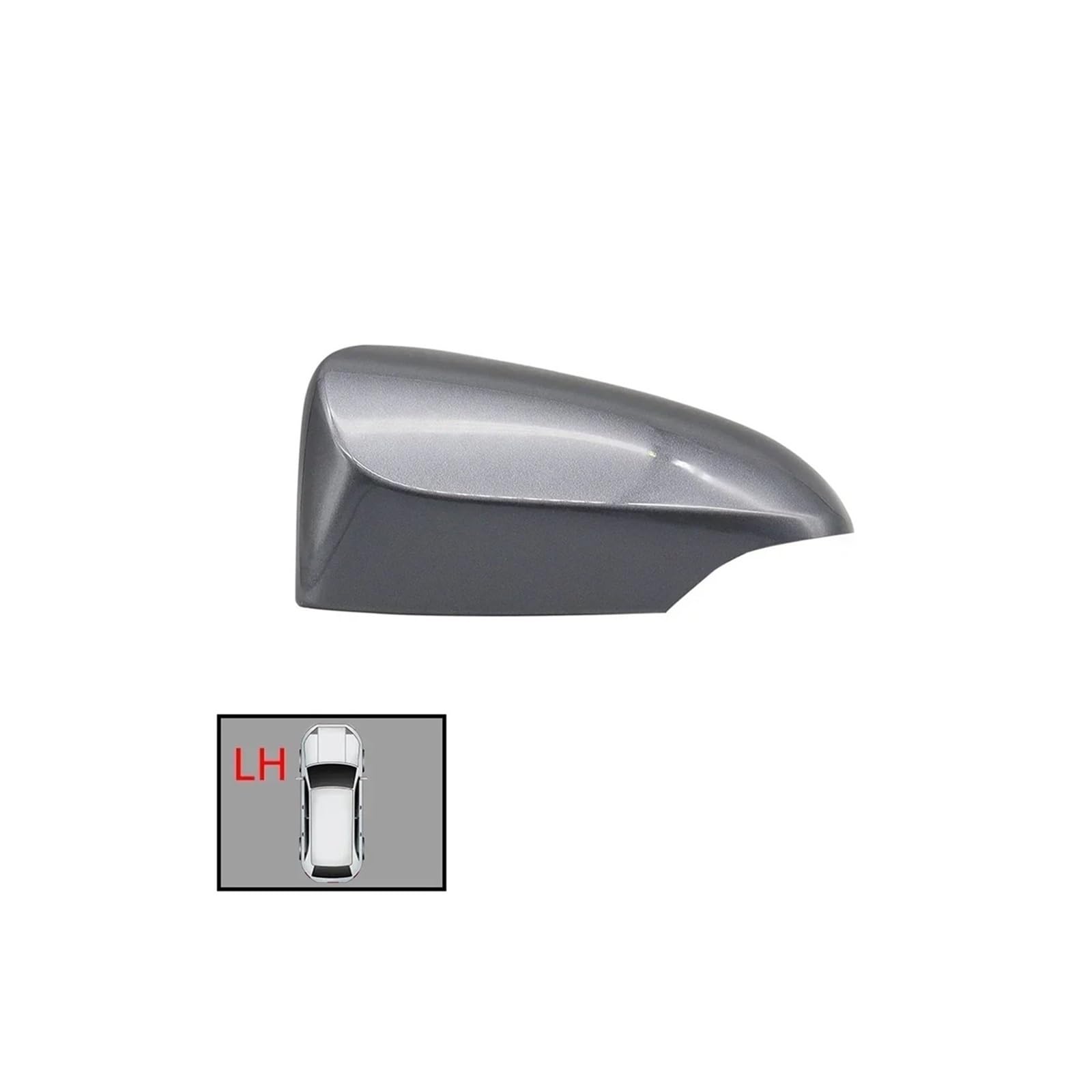 Rückspiegel Abdeckung Für Yaris 2012 2013 2014 2015 2016 2017 2018 2019 2020 Auto Externe Rück Abdeckung Spiegel Spiegelkappe(Grey LH) von EVEKHAHHRB