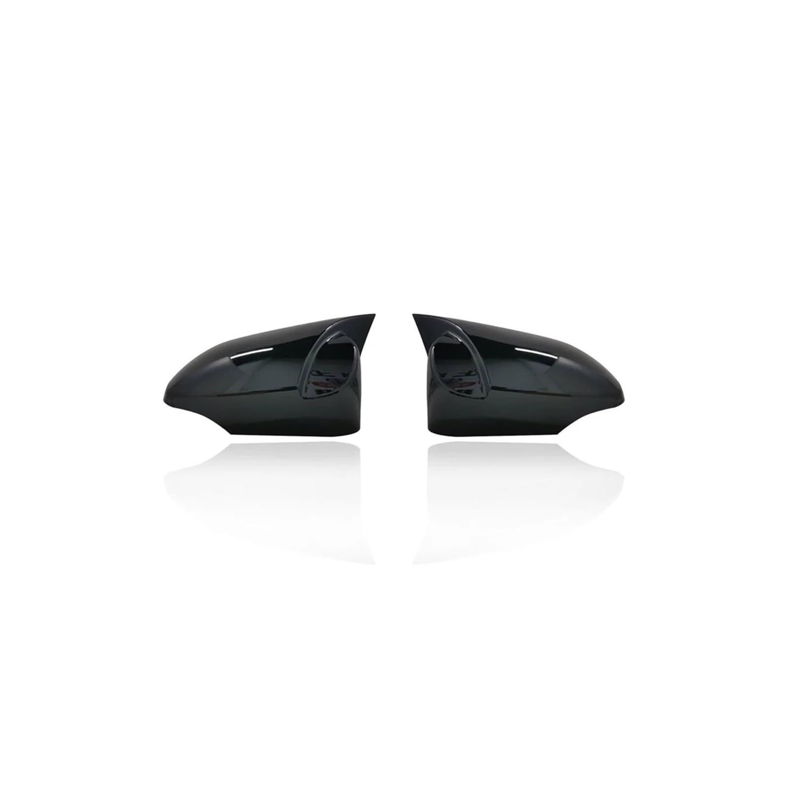 Rückspiegel Abdeckung Für Yaris 2012-2019 Auto Rückspiegel Abdeckung Flügel Tür Seite Spiegel Shell Cap Gehäuse Spiegelkappe(Bright Black) von EVEKHAHHRB