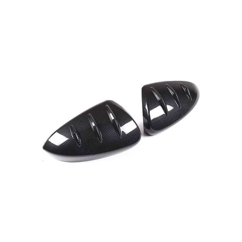 Rückspiegel Abdeckung Für Yaris Für Cross 2023 2024 ABS Schwarz Carbon Fiber Rückspiegel Abdeckung Kappe Auto Außen LHD Spiegelkappe(Style A) von EVEKHAHHRB