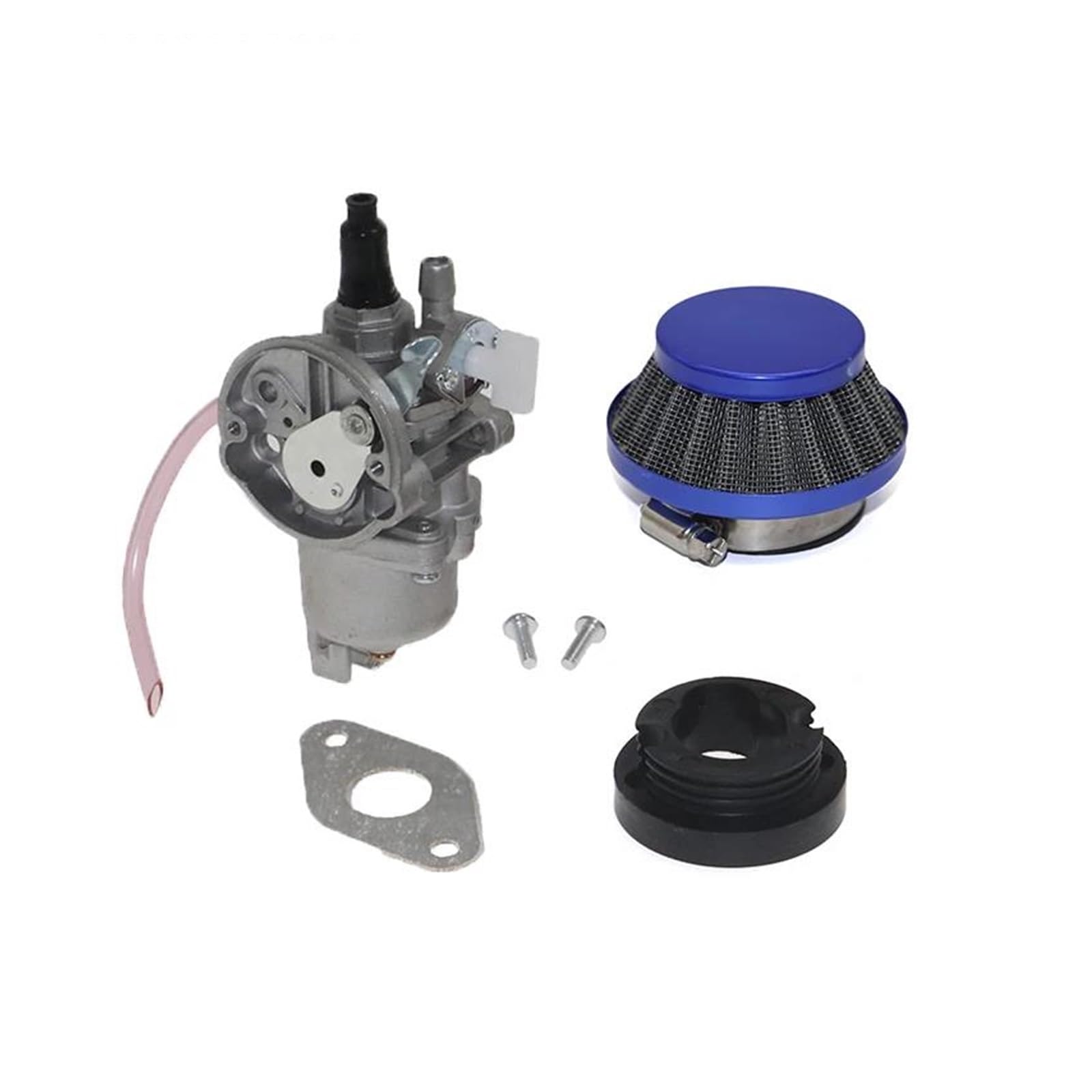 Vergaser Carb Für 47cc 49cc 44mm Vergaser Mit Luftfilter Motor Dirt Pit Pocket Bike ATV Quad Go Kart Vergaser Kit(40-6 Carb Blue Set) von EVEKHAHHRB