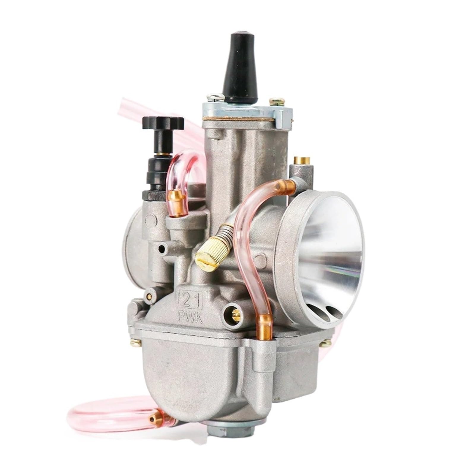 Vergaser Carb Für PWK 21 24 26 28 30 32 34mm Für 2T 4T Motorrad Vergaser Carb Mit Luft Filter ATV Buggy Quad Dirt Bike Vergaser Kit(34mm) von EVEKHAHHRB