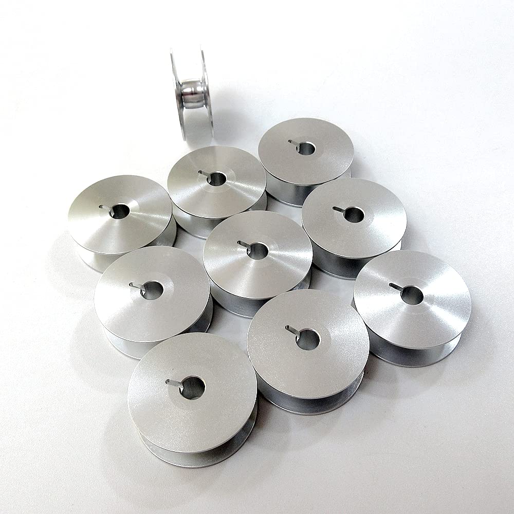 10 Stück 32 mm Aluminium-Spulen #0667 150803 für Durkopp Adler 667 867 868 von EVERNICE