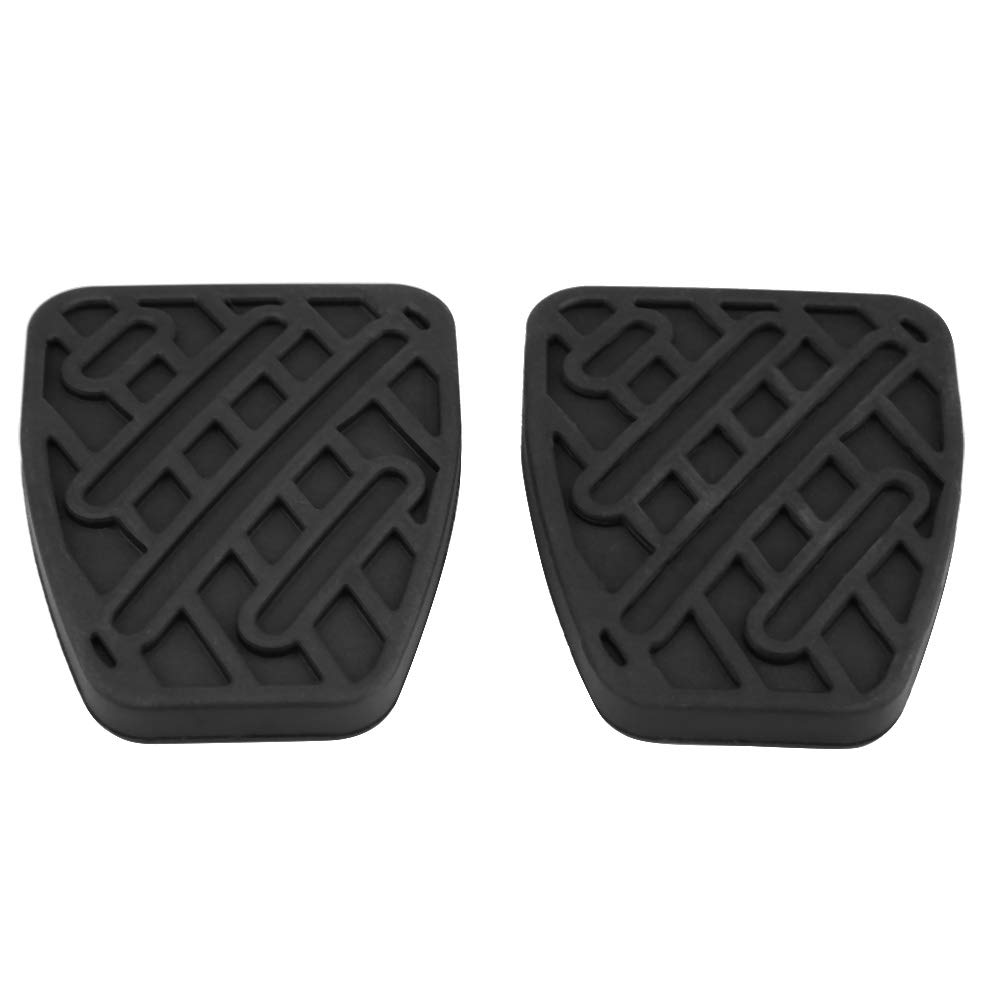 1 Paar Auto Rubber Brake Clutch Pedal Pad Gummiabdeckung für Qashqai 2007 2008 2009 2010 2011 2012 2013 2014 2015 2016 46531JD00A von EVGATSAUTO