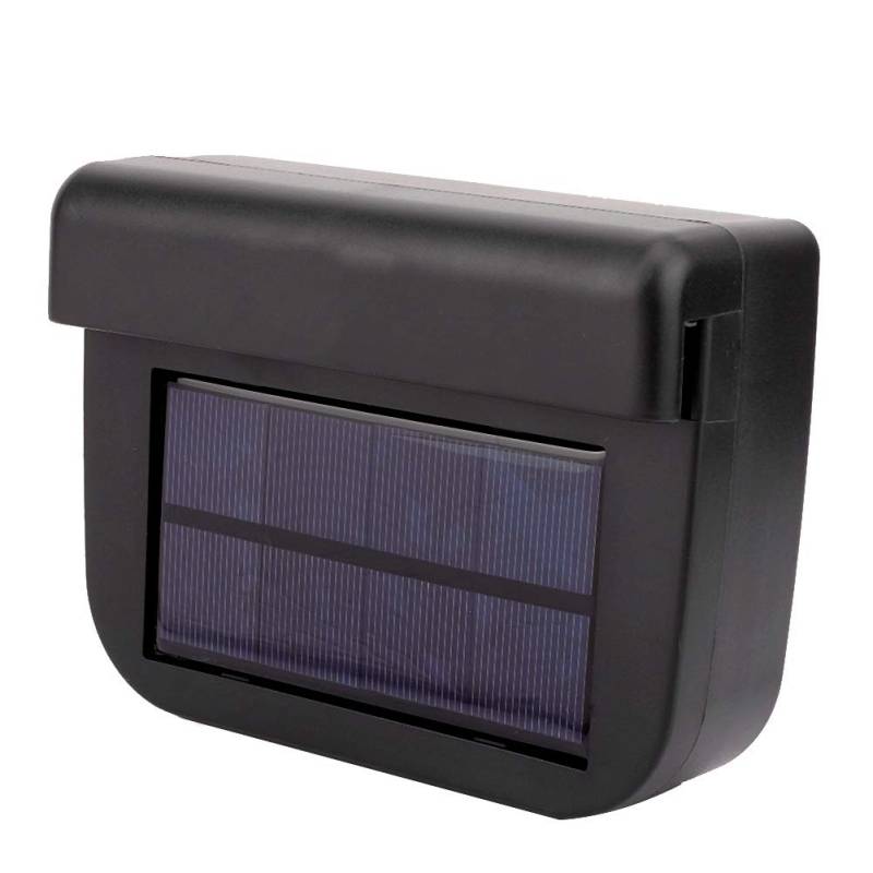 solarlüfter Auto Air Vent Cooling Kühlgebläse, 12v Ventilator für hundebox ABS Material Auto Solar Power Auto Air Vent Kühlung Belüftungssystem Heizung Abluftventilator von EVGATSAUTO