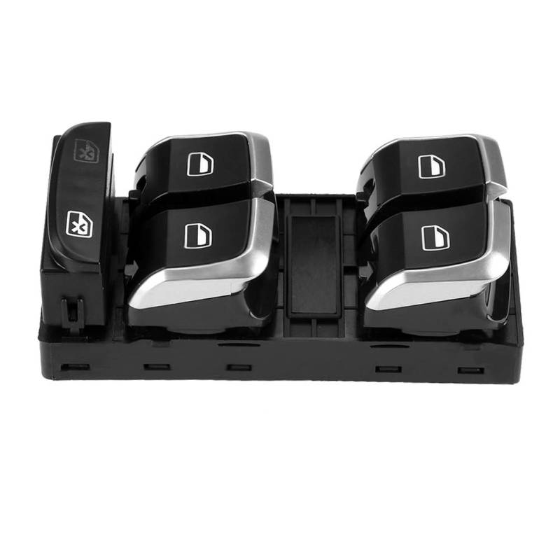 EVGATSAUTO Fensterheber-Steuerschalter Kompatibel mit A4 S4 B8 Q5 Fensterseitiger Glasheberschalter, Autofensterschalter 8KD959851A - 8K0959851F von EVGATSAUTO