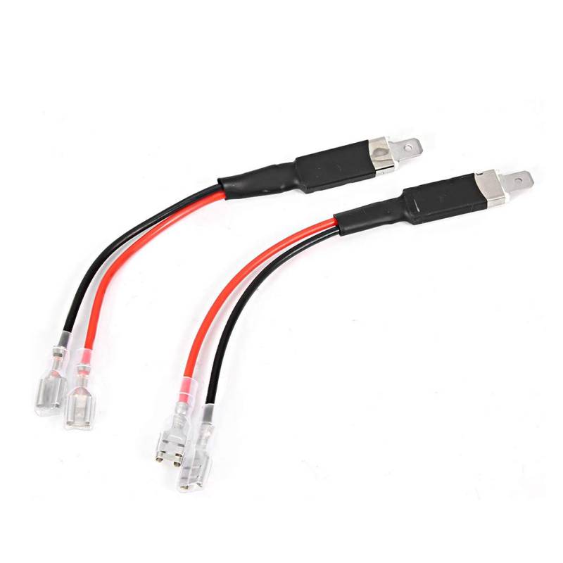 EVGATSAUTO H1 Led-Scheinwerfer Ersatz Stecker Einzelne Diode Konverter Verdrahtung Verbindungsleitungen Kabel für HID-Scheinwerferlampen, 2 Stücke von EVGATSAUTO