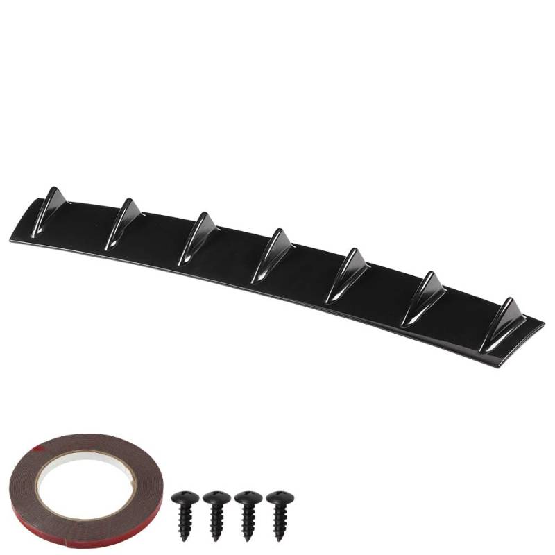 EVGATSAUTO haifischflossen-diffusor Heckstoßstangen Spoiler, Universal Auto Heckstoßstange Chassis Shark Fin Spoiler Wing Lip Diffusor(L) von EVGATSAUTO