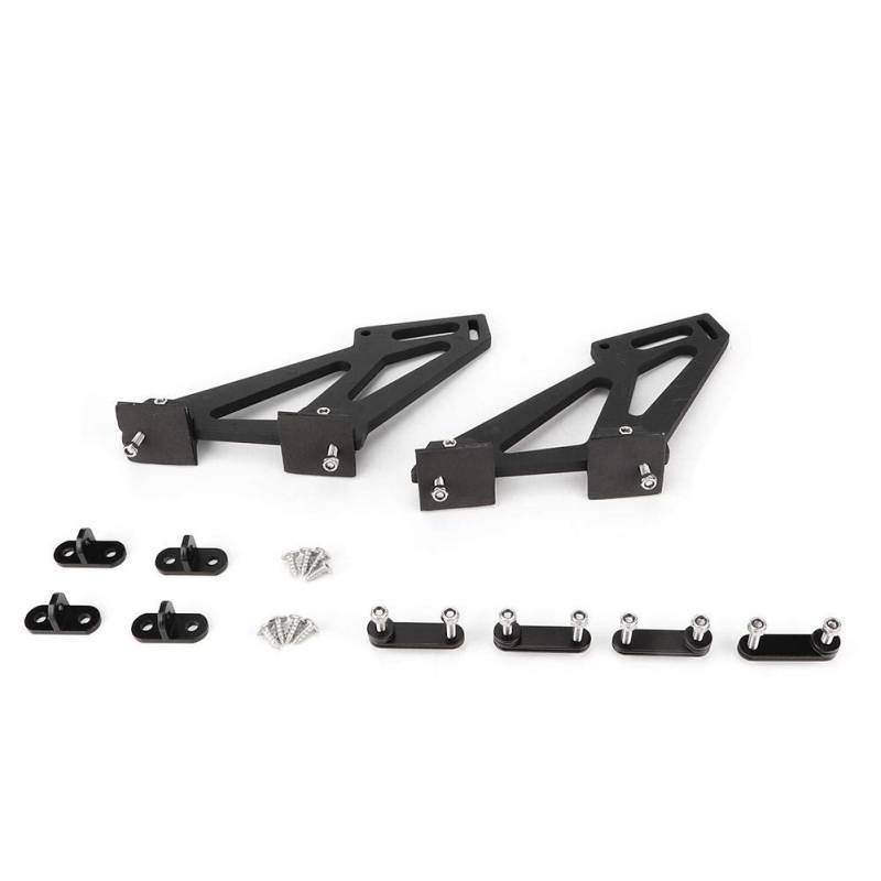 Spoilerhalterungen CNC-Aluminiumlegierung Unifür Versal Car Heckflügel Kofferraum Racing Heckspoiler Beine Montagehalterungen Heckflügelbeine Für die meisten Auto von EVGATSAUTO