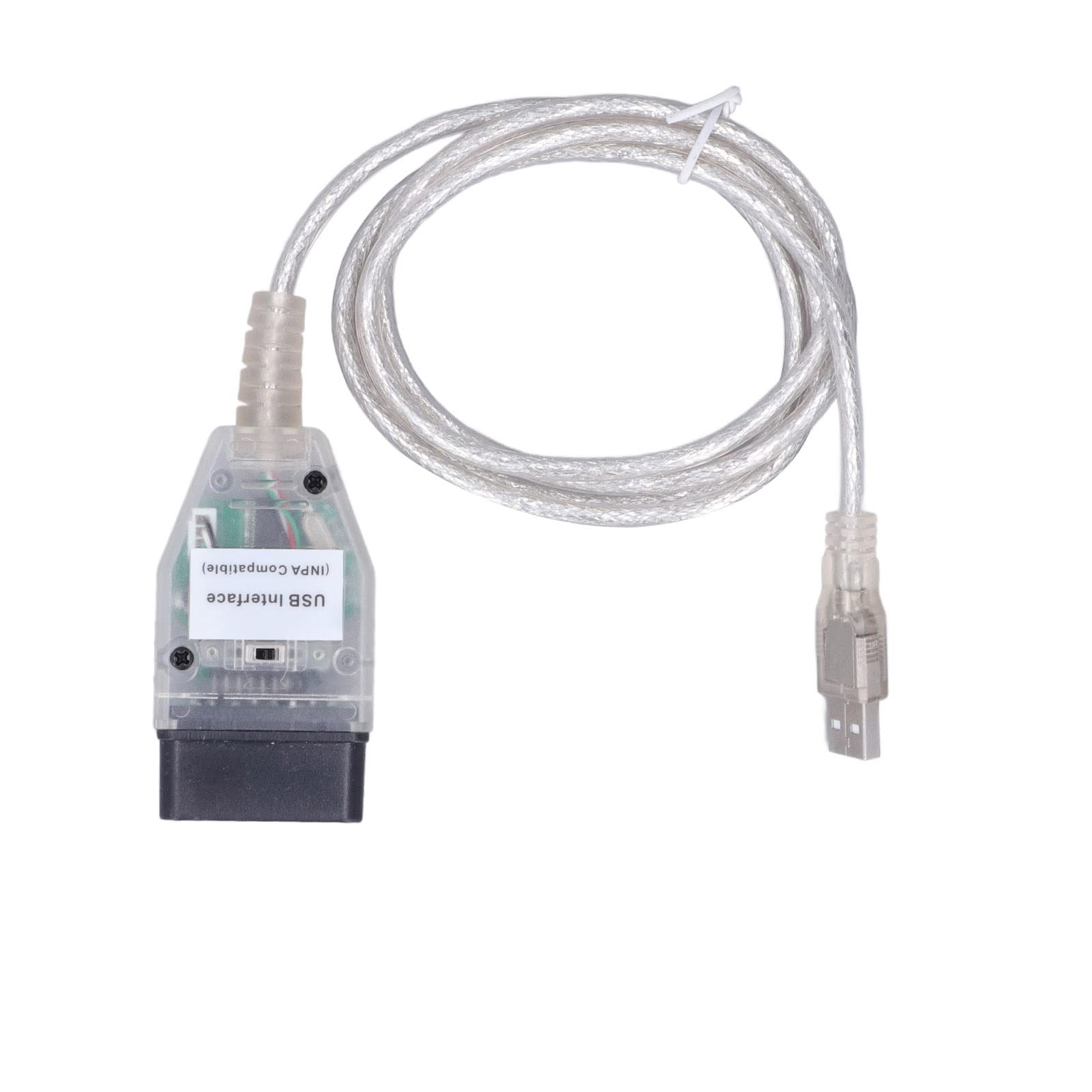 KFZ-Diagnose-K+DCAN-Kabel, Diagnose-Tool-Kabel K+DCAN OBD2 diagnosegerät Kabel USB-Kabelschnittstelle mit Schalter Ersatz für Serie 1 E81 E82 E83 E87 E88 2004-2011 von EVGATSAUTO