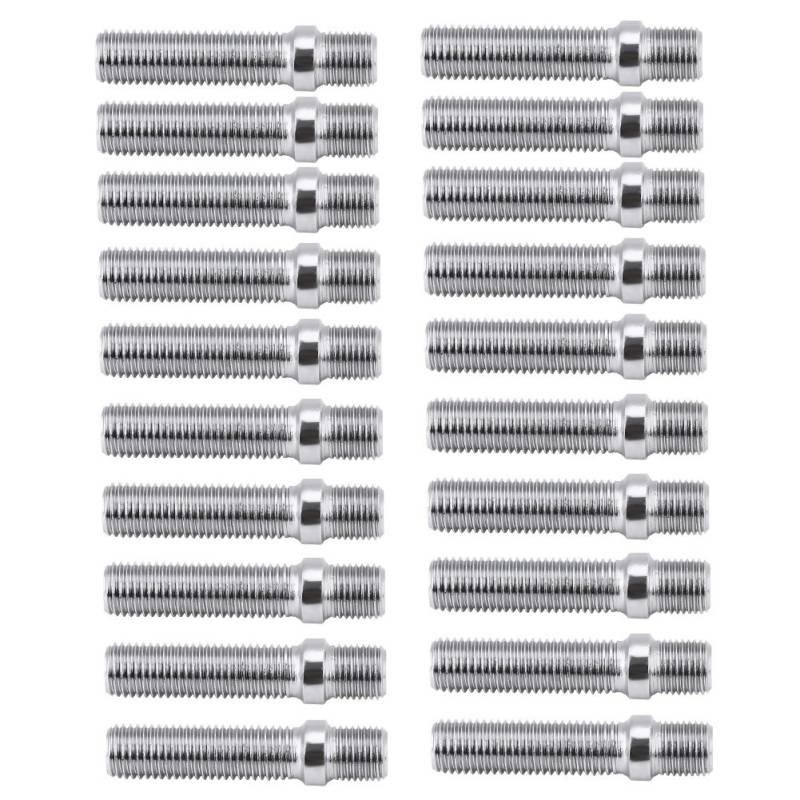 Kit mit verlängerten Radbolzen, 20 Stück 50 mm Umbau der Bolzen mit verlängerten Rädern 12x1,5 auf 12x1,5 Schraubenadapter Passend für A4 1998-2008 von EVGATSAUTO