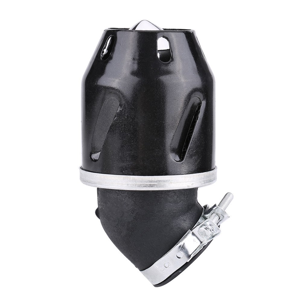 Luftfilter, 35 mm kugelförmiger Luftfilterreiniger-Einlass für Motorrad-Roller ATV Dirt Bike.(Schwarz) von EVGATSAUTO