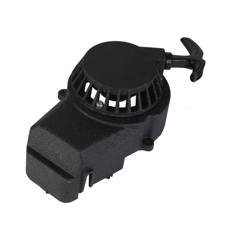mini starter pocket bike starter 2 takt Motor-Zugstarter aus Reinem Aluminium 2-Takt-Zugstarter für Pocketbike oder ATV 47/2-Takt-Motoren in Mini Dirt Bike Schwarz von EVGATSAUTO