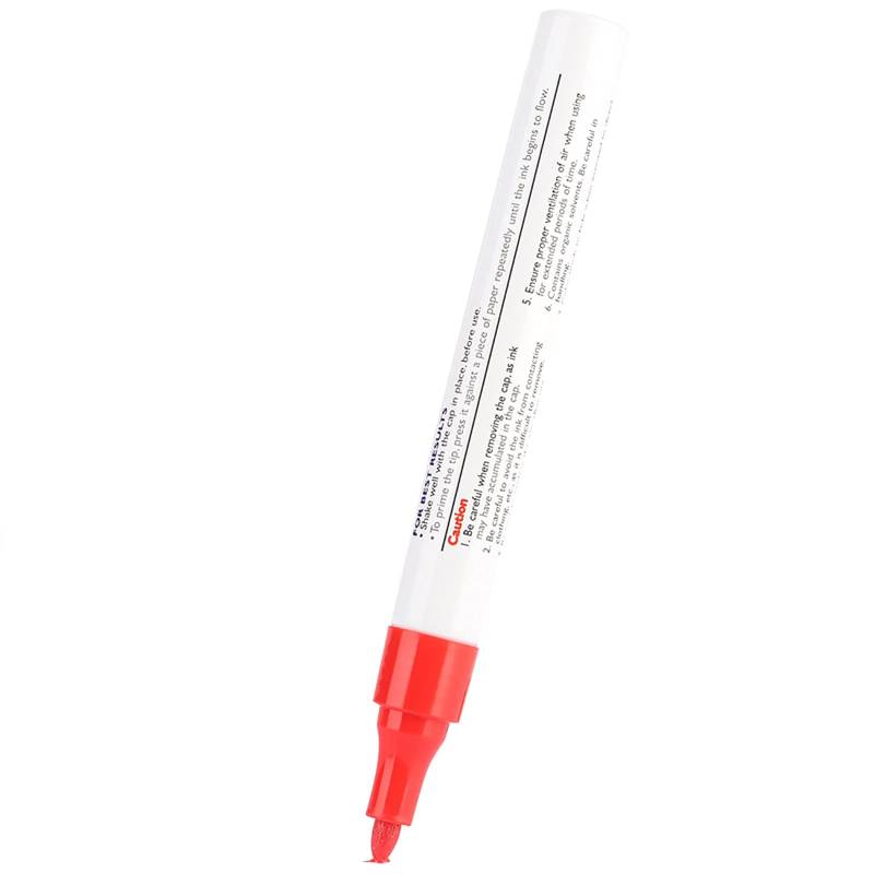 Reifenmalstift Auto reifenstift, 1 Stk. Wasserdichter professioneller Autostift Reifenlackstift Markierungsstifte(rot) von EVGATSAUTO