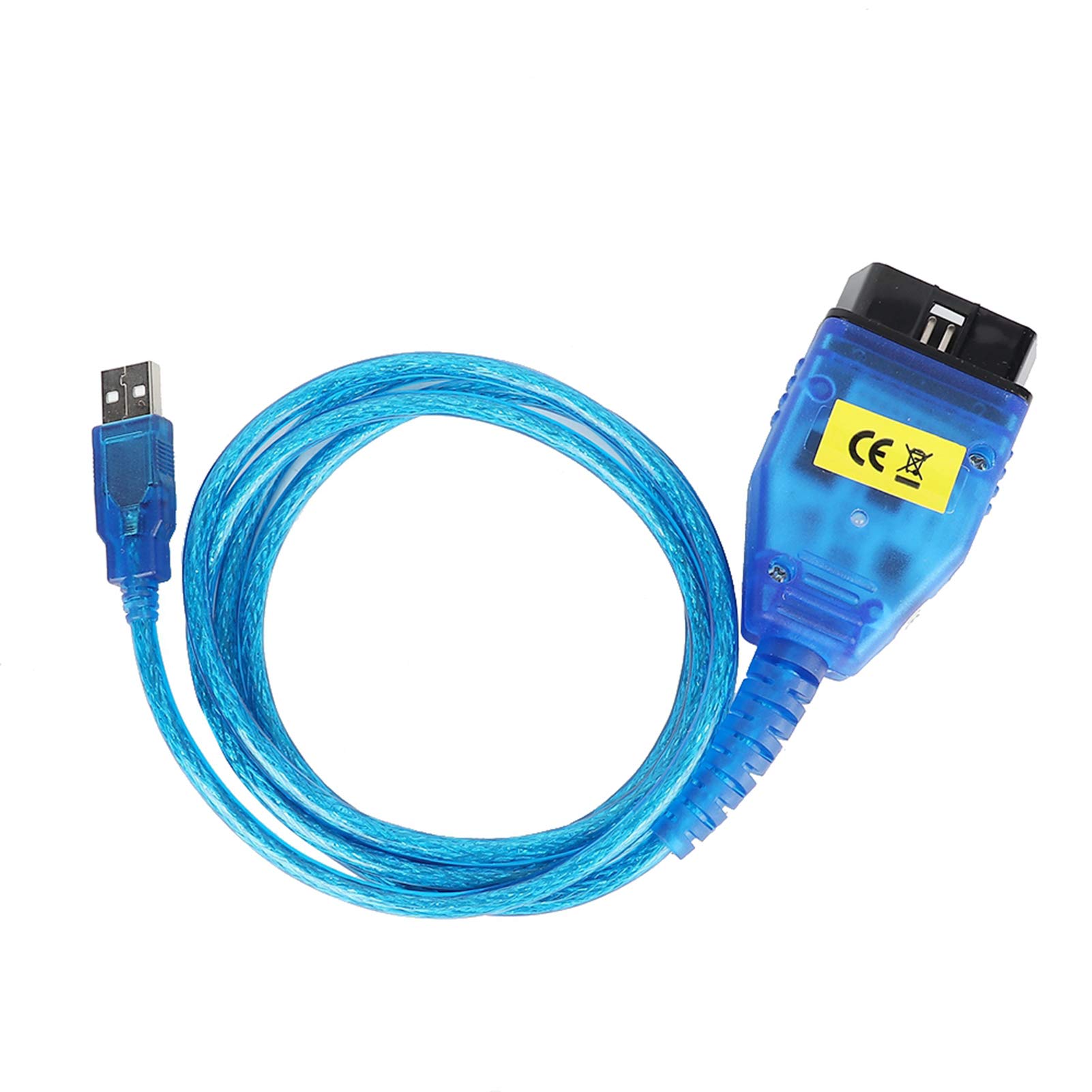 Testleitung für USB-OBD-Schnittstellendiagnosekabeladapter, K + DCAN-Kabel mit CD-Treiber für K + DCAN K + CAN mit Schalter von EVGATSAUTO