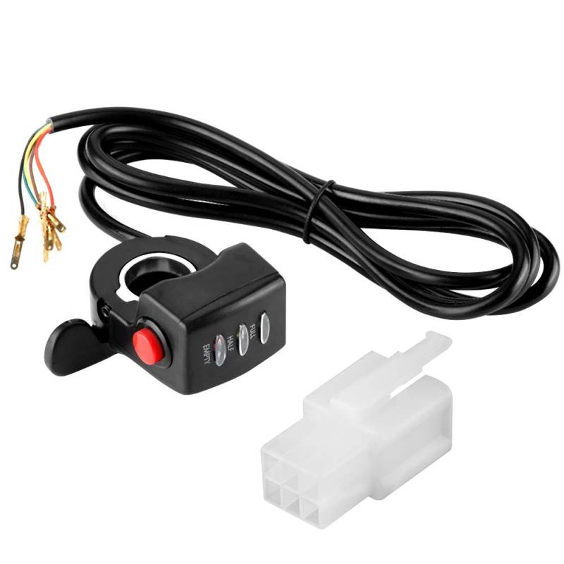 Thumb Throttle Assembly, 36V Speed ​​Control Twist für E-Bike Electric Bike Speed ​​Control Gas von EVGATSAUTO