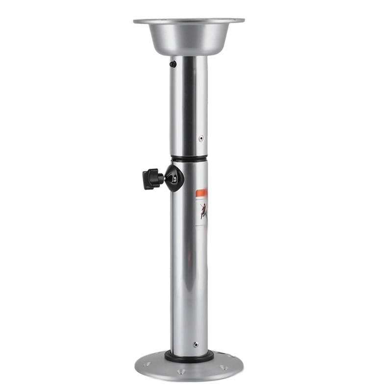 Tischsockel, 22 28 Zoll Universelle, Höhenverstellbare Tischbeine aus Aluminium, Tischsockel Kit für RV Yachten mit Oberflächenmontierter Basis von EVGATSAUTO
