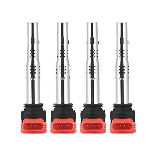 EVGATSAUTO Zündspulenpaket 4-teiliges Zündspulensystem für MK5 und MK6 Rabbit A4 A5 Q5 6E905115E 07K 905 715F EVGATSAUTO Zündspulenpaket 4-teiliges Zündspulensystem für MK5 und MK6 Rabbit A4 A5 Q5 6E905115E 07K 905 715F von EVGATSAUTO