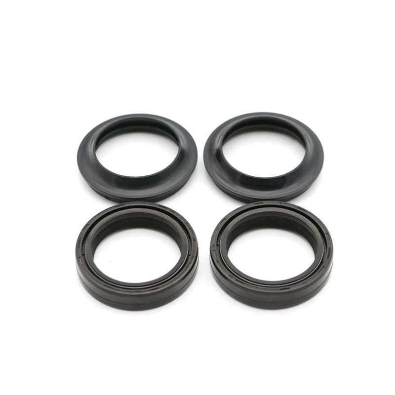 Gabel öl dichtung staub dichtung abdeckung for KX100 KMX125 EX250 NINJA 250R Z400 ZR400 ZX400 EN400 EN500 GPZ500 GPZ550 von EVJOSQDI