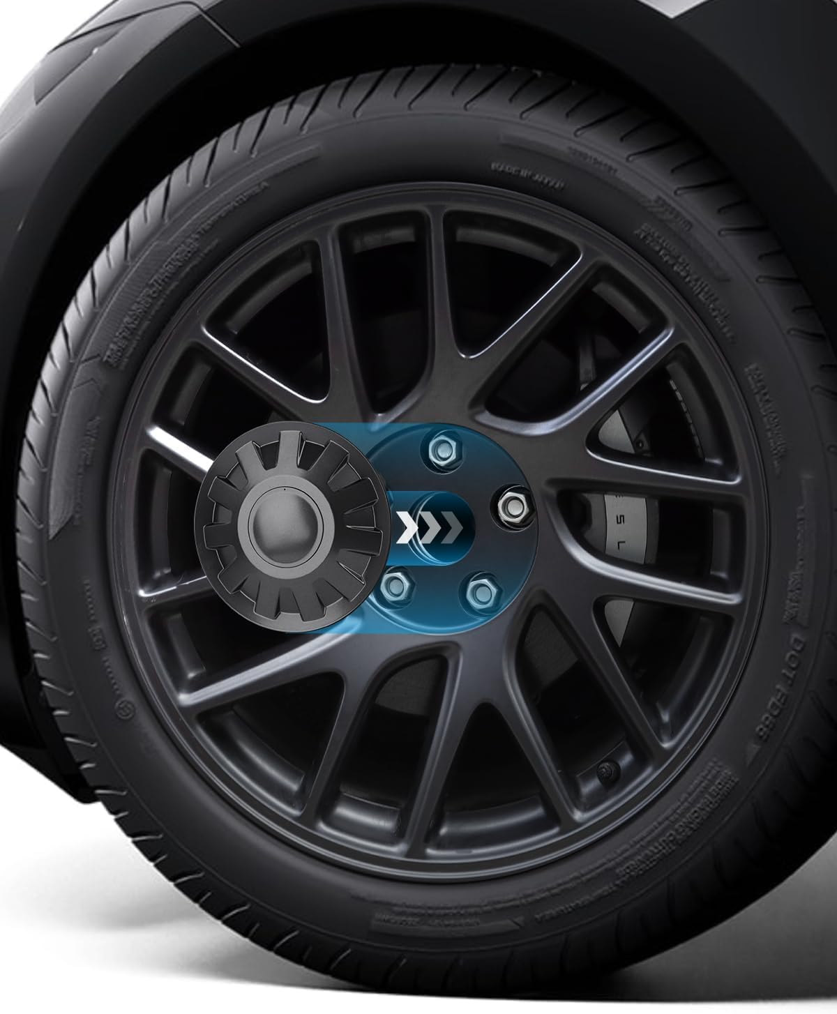 EVOOOR Radnabenabdeckungen Center Cover für Tesla 2024 Model 3 Highland Rad - Satz von 4 Center Cover EVOOOR Radnabenabdeckungen Center Cover für Tesla 2024 Model 3 Highland Rad - Satz von 4 Center Cover von EVOOOR