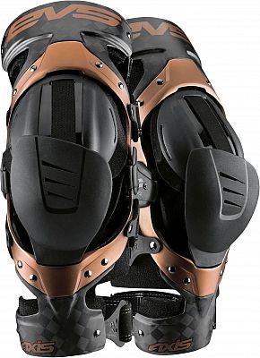 EVS Axis Pro, Knie-Orthesen - Schwarz/Kupfer - XL von EVS