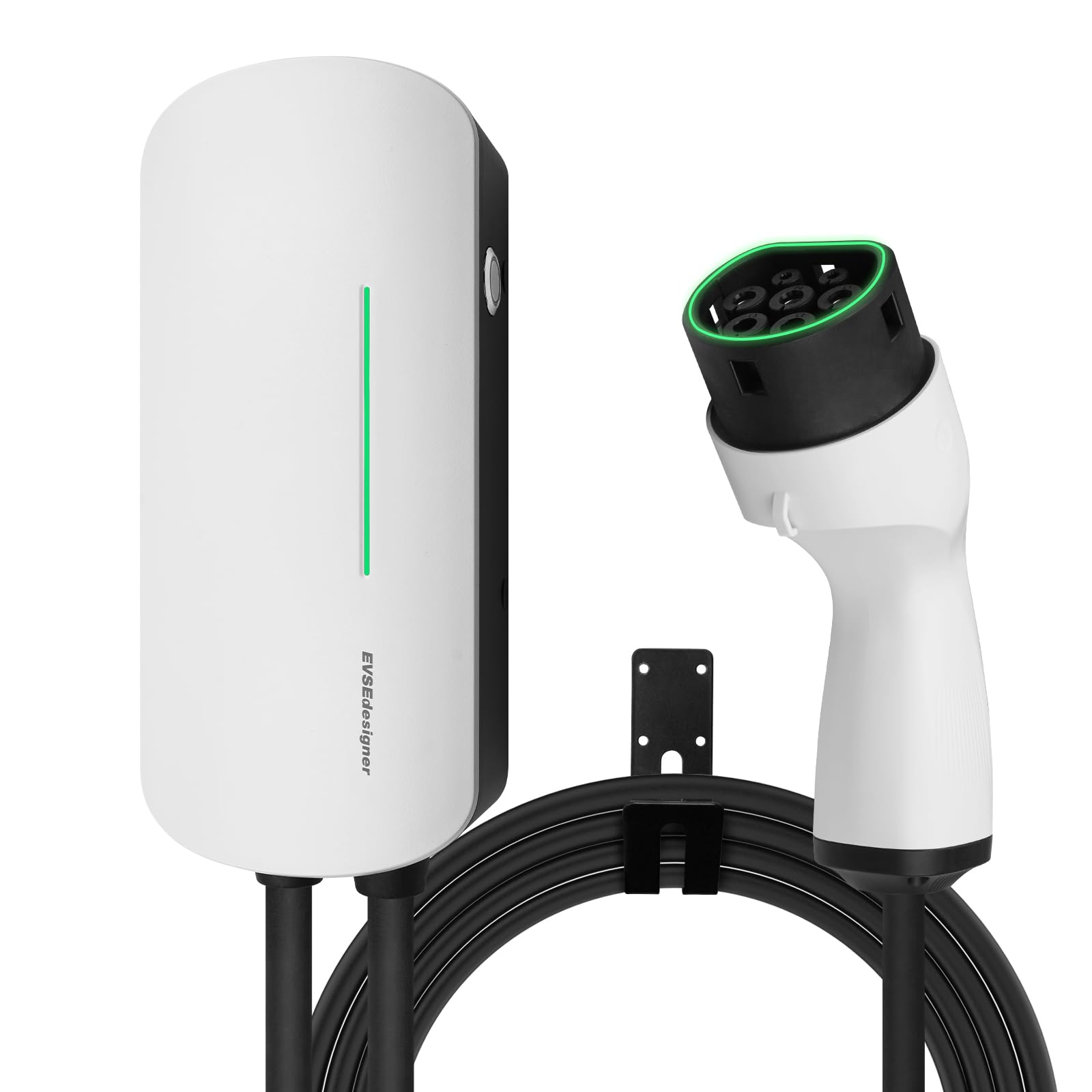 EVSEdesigner Wallbox 22kW Typ 2 Heimladestation für Elektrofahrzeuge Dreiphasiges 6M Kabel für den Außen- und Innenbereich EVSEdesigner Wallbox 22kW Typ 2 Heimladestation für Elektrofahrzeuge Dreiphasiges 6M Kabel für den Außen- und Innenbereich von EVSEdesigner