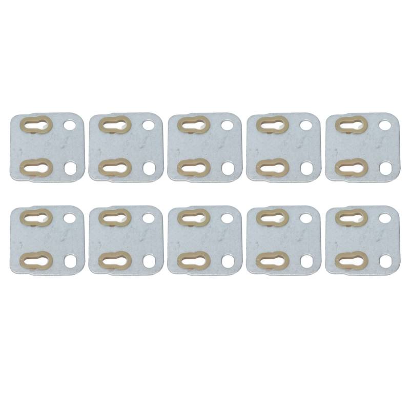 10 -pcs -Ventil -Druckstab -Führungsplatte Eisen -Kunststoff -Guides -Platten für 154F -Motor von EVTSCAN
