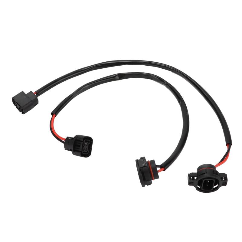 EVTSCAN 2 Stücke PVC Stecker auf Buchse Kabelbaum Universal Draht Stecker Adapter Für Auto Scheinwerfer Nebel Lichter 12V-24V von EVTSCAN