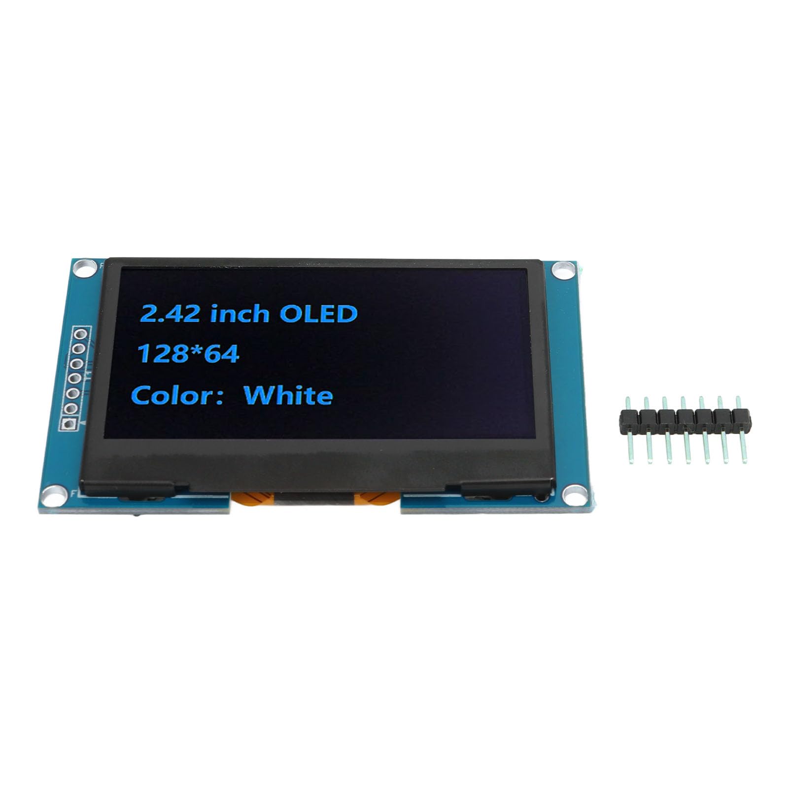 2.42in dünnes organisches Licht emittierende Diodenanzeigemodul mit SSD1309 Antriebs -IC SPI -Serienport für DIY -Projekte (MRA091C Blue) von EVTSCAN