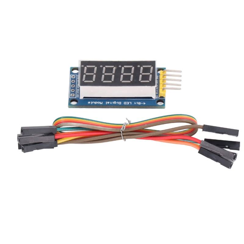 4 -stelliges digitales Rohrmodul 74HC595 Treiber einstellbares LED -Anzeigemodul mit für elektronische Experimente von EVTSCAN