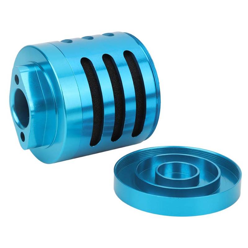 Aluminium Aloy Air Filter Schwamm Leichtes RC -Auto Modell Kompaktes Design Blau Silber (Blue N10191) von EVTSCAN