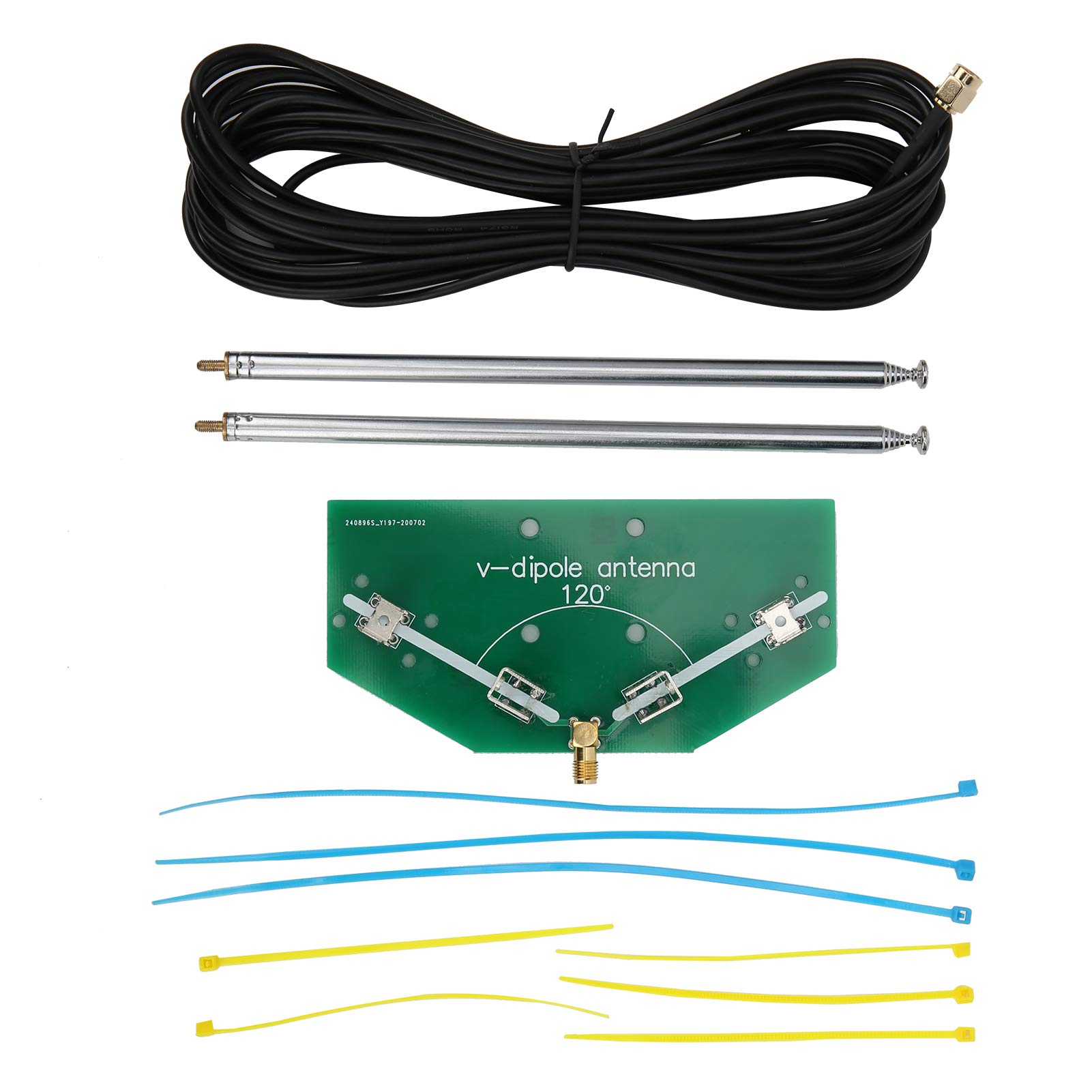 Antenne V-Dipol Funkfrequenz 78M-1 GHz Funk-Ersatzantenne Universal-Innenraum-Akzeptor Antenne V-Dipol Funkfrequenz 78M-1 GHz Funk-Ersatzantenne Universal-Innenraum-Akzeptor von EVTSCAN