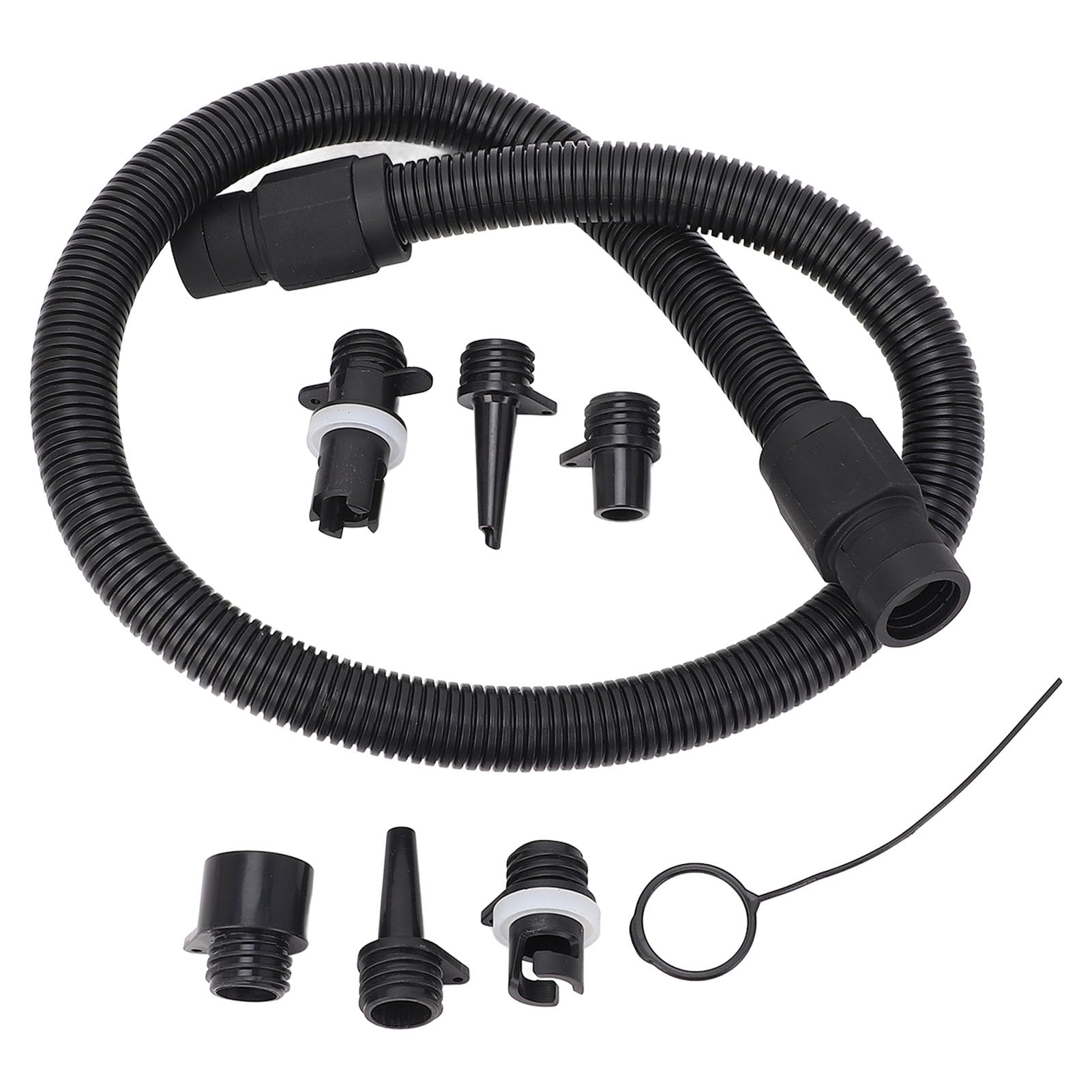 Aufblasbare Bootspumpe -Adapter -Luftschlauch -Kit Elektrische Paddelpumpe Luftpumpe Zubehör mit 6 Luftventildüsen für Kajak -Paddlettbrett aufblasbares Boot PVC -Material Aufblasbare Bootspumpe -Adapter -Luftschlauch -Kit Elektrische Paddelpumpe Luftpumpe Zubehör mit 6 Luftventildüsen für Kajak -Paddlettbrett aufblasbares Boot PVC -Material von EVTSCAN