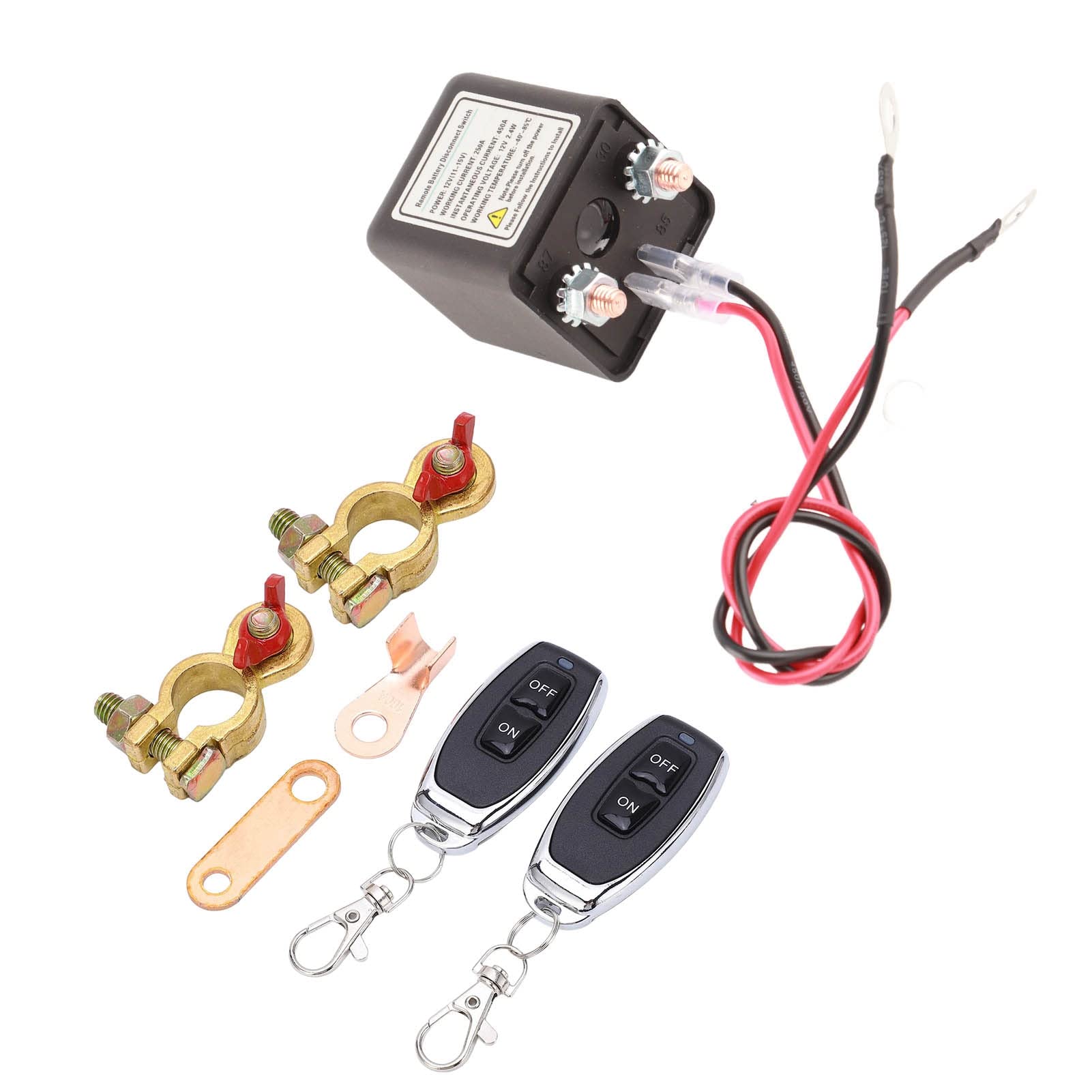Batterie-Ferntrennschalter, Automatischer Fern-Aus-Schalter 12 V 250 A Verbesserte Fernsteuerung Verhindert Das Entladen Der Batterie Batterie-Ferntrennschalter, Automatischer Fern-Aus-Schalter 12 V 250 A Verbesserte Fernsteuerung Verhindert Das Entladen Der Batterie von EVTSCAN