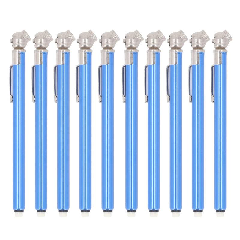 EVTSCAN 10 pcs Bleistift Reifendruck 3 Bereich 4 -Seiten -Skalen -Reifendruckprüfer für Autoszyklen -LKWs von EVTSCAN
