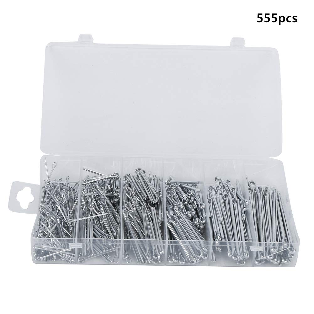 EVTSCAN 555pcs Cotter Pin -Sortiment -Kit Split Pins Fastener Teile Werkzeugkit mit großem Industriespeichergehäuse EVTSCAN 555pcs Cotter Pin -Sortiment -Kit Split Pins Fastener Teile Werkzeugkit mit großem Industriespeichergehäuse von EVTSCAN