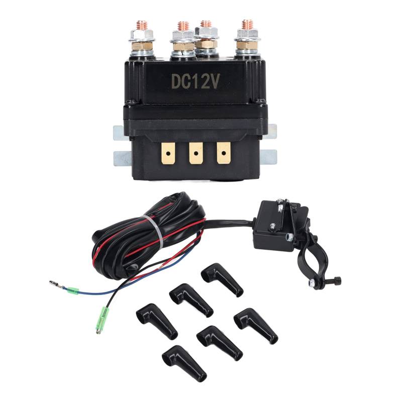 EVTSCAN Electric Winch Relay 250A Messing Coil Stall Performance Winch Magnet Relay -Schütze für ATV 12V von EVTSCAN