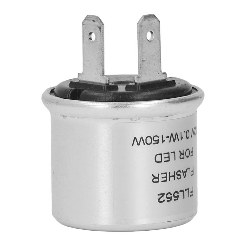EVTSCAN LED -Blinker -Relais Aluminiumschale niedriger Stromverbrauch Blinker Leuchte 12 V für Autos Motorräder von EVTSCAN